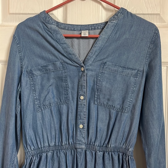 Chambray oldnavy long sleeve romper - Picture 3 of 5